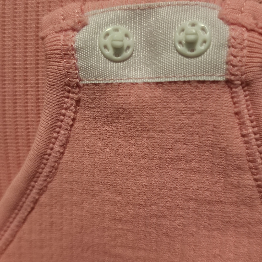 Pink Ribbed Bodysuit - Picture 4 of 6